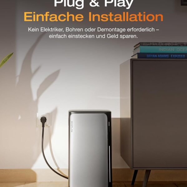 Second image of ECOFLOW STREAM Ultra und STREAM AC Pro, Parallelkabel Solar-Akku Schwarz