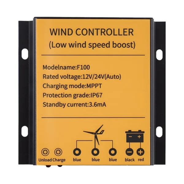 Second image of VEVOR Wind- und Solarenergie-Set 24 V 1000 W, 6 Module