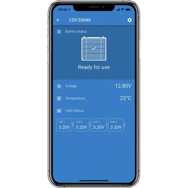 Second image of Victron Solarbatterie 12,8/200 Smart, LiFePO4, 12 V, 200 Ah, mit Batterie-Management-System und Bluetooth